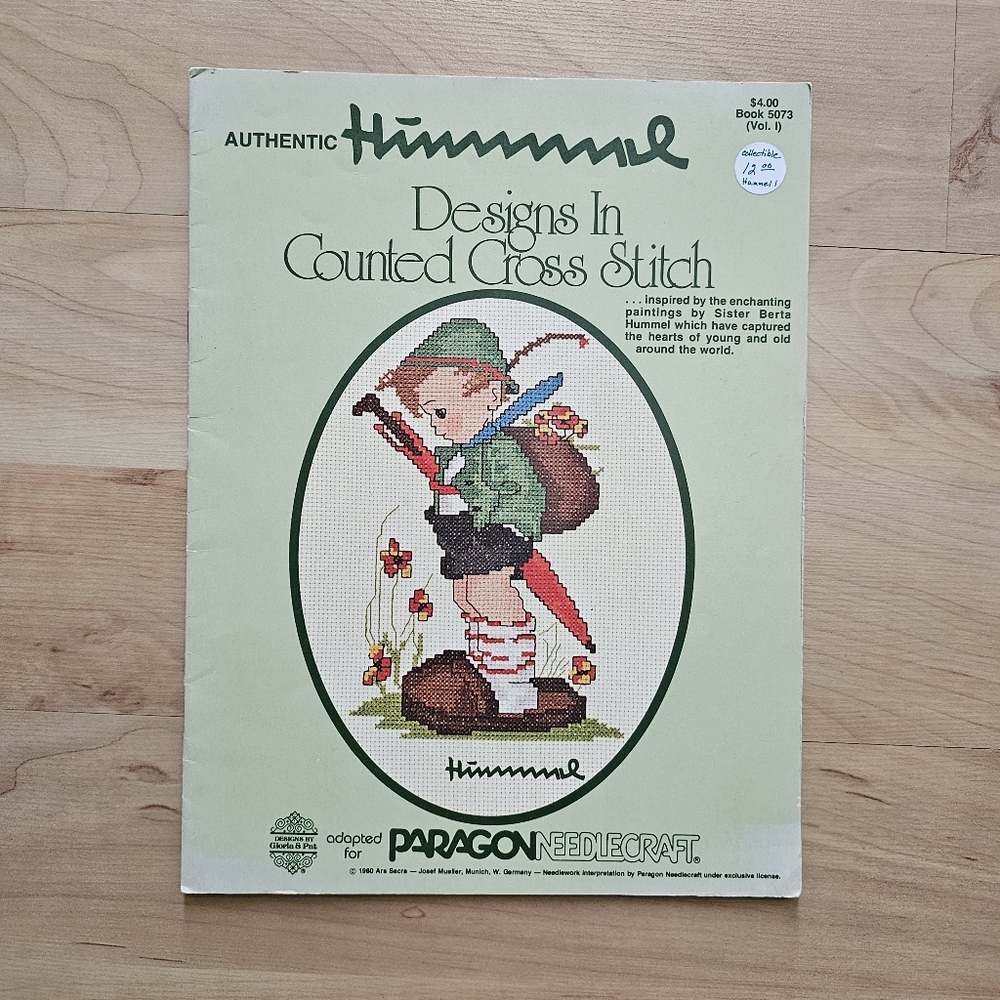 Leaflet Cross Stitch Paragon Needlecraft Authentic Hummel - Picture 1 of 3